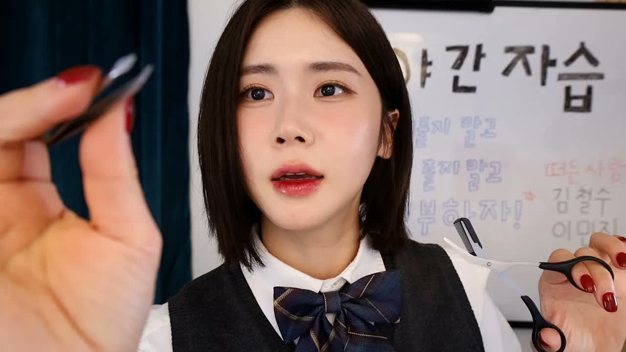 [Mongsilunnie 몽실언니] 晚自习｜瞒着班主任偷偷修眉｜哲秀要去告白了｜老师发现前为你放松助眠 🍅