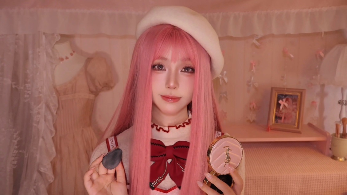 [小奈别失眠] 暖暖为你化妆｜沉浸式刷麦泡咖啡｜敲击触发音｜情景模拟助眠｜cos 角色扮演 🍅