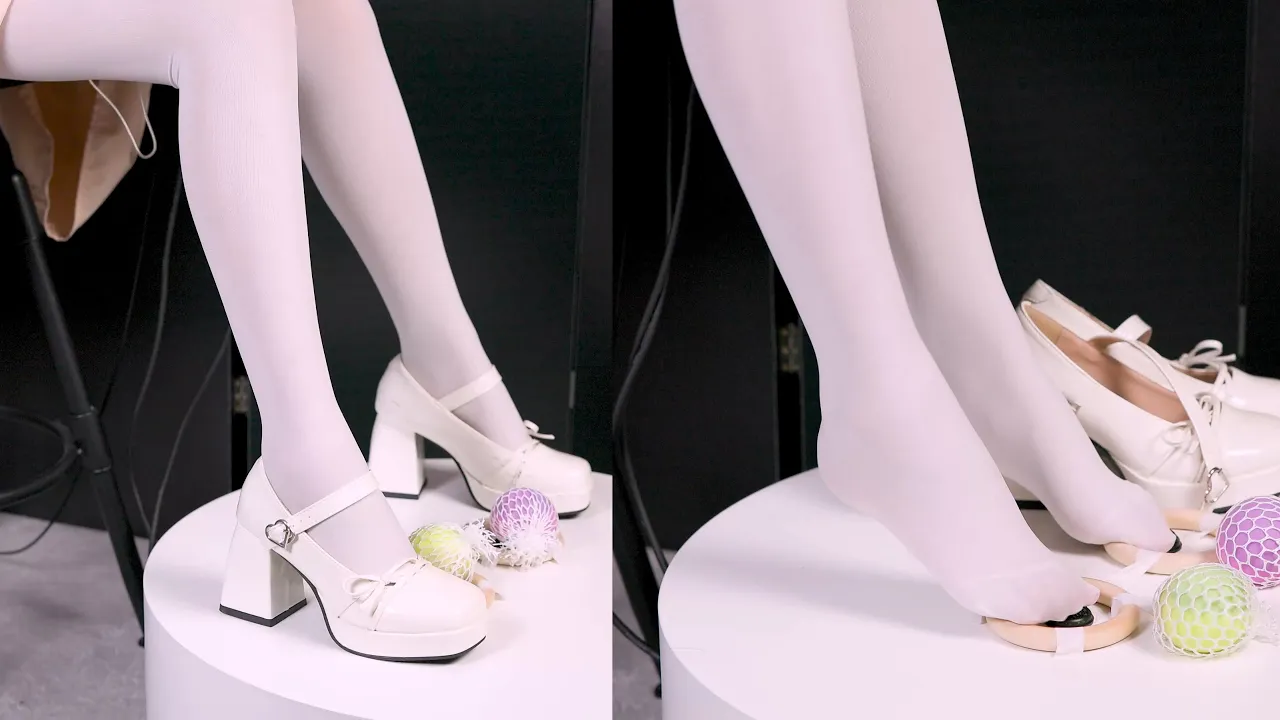 [眠姬与眠机]穿着可爱的高跟鞋按摩你的耳朵|耳部SPA|足控 🍅