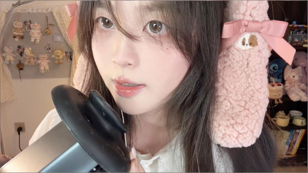 [椰椰拿铁] 民国风吐息舔耳紫色旗袍的下午 + 吐息慢速心跳舔耳 🍅