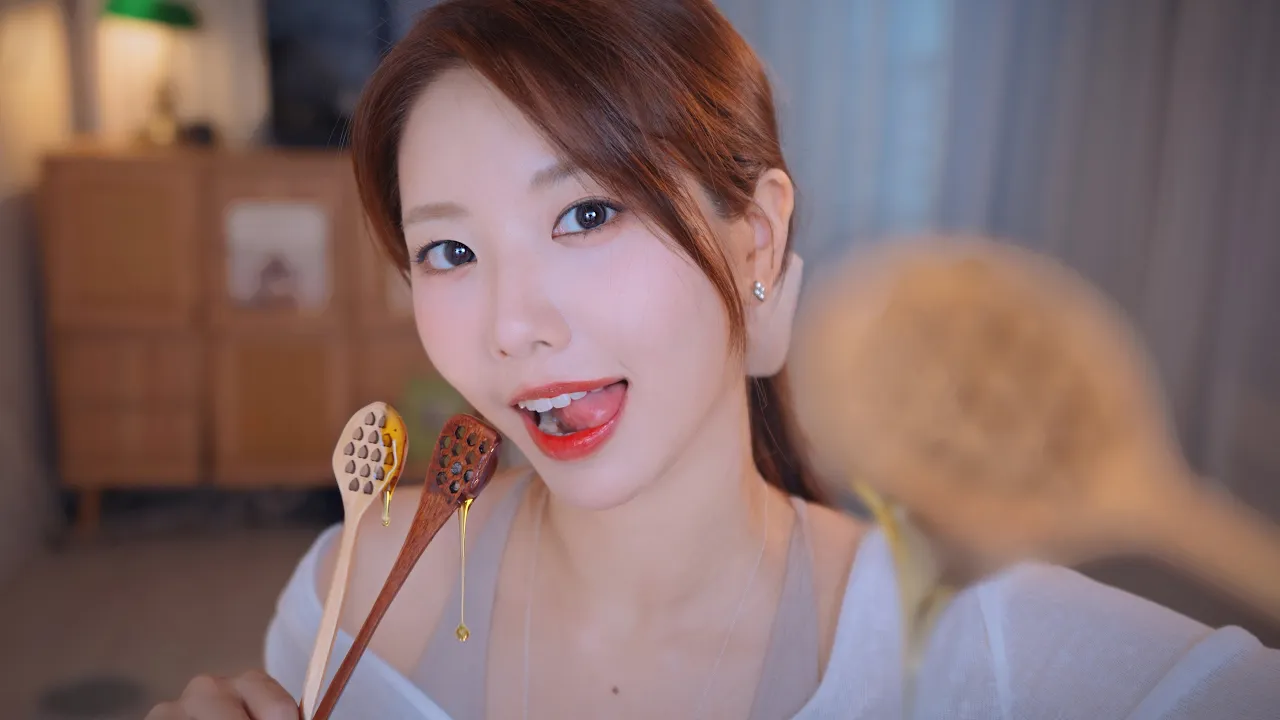 [Suna 꿀꿀선아] 超酥麻！蜂蜜勺助眠口腔音🍅