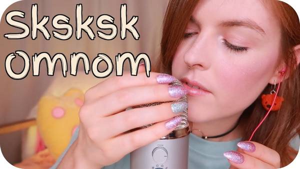 ASMR SkSkSk, Omnom, Blue Yeti Rim Tapping, Shooting Star, Windguard Stroking 🍅