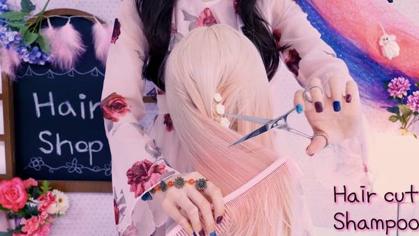[Boyoung]美容院高质量情景剧|剪发、洗发水、梳子、头皮按摩 🍅