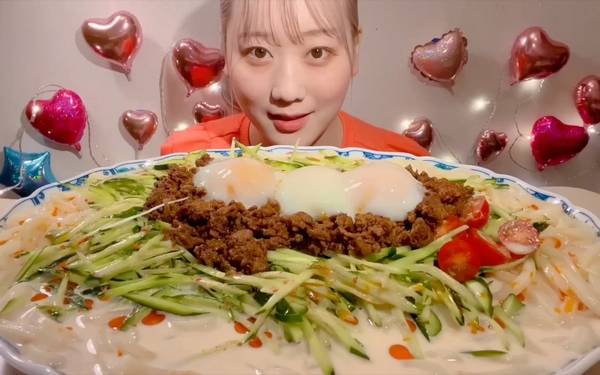 [MIYU美优]夏天最爱的凉拌乌冬面|黄瓜丝|咀嚼音 🍅