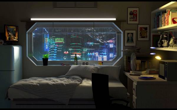 [氛围音乐]赛博朋克的房间里正在放《Jay》 🍅