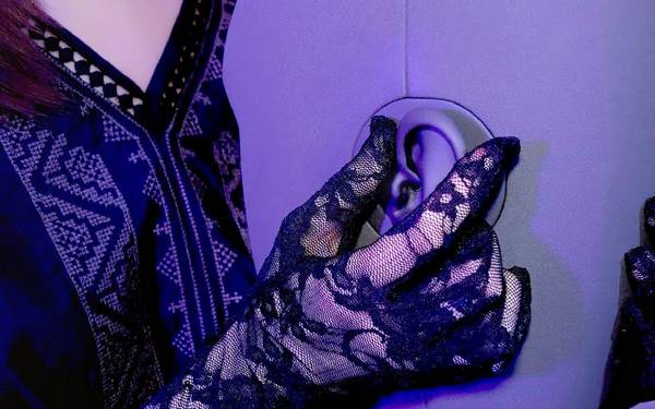 [Hatomugi]用蕾丝手套按摩耳朵|日本耳语|KU100 🍅