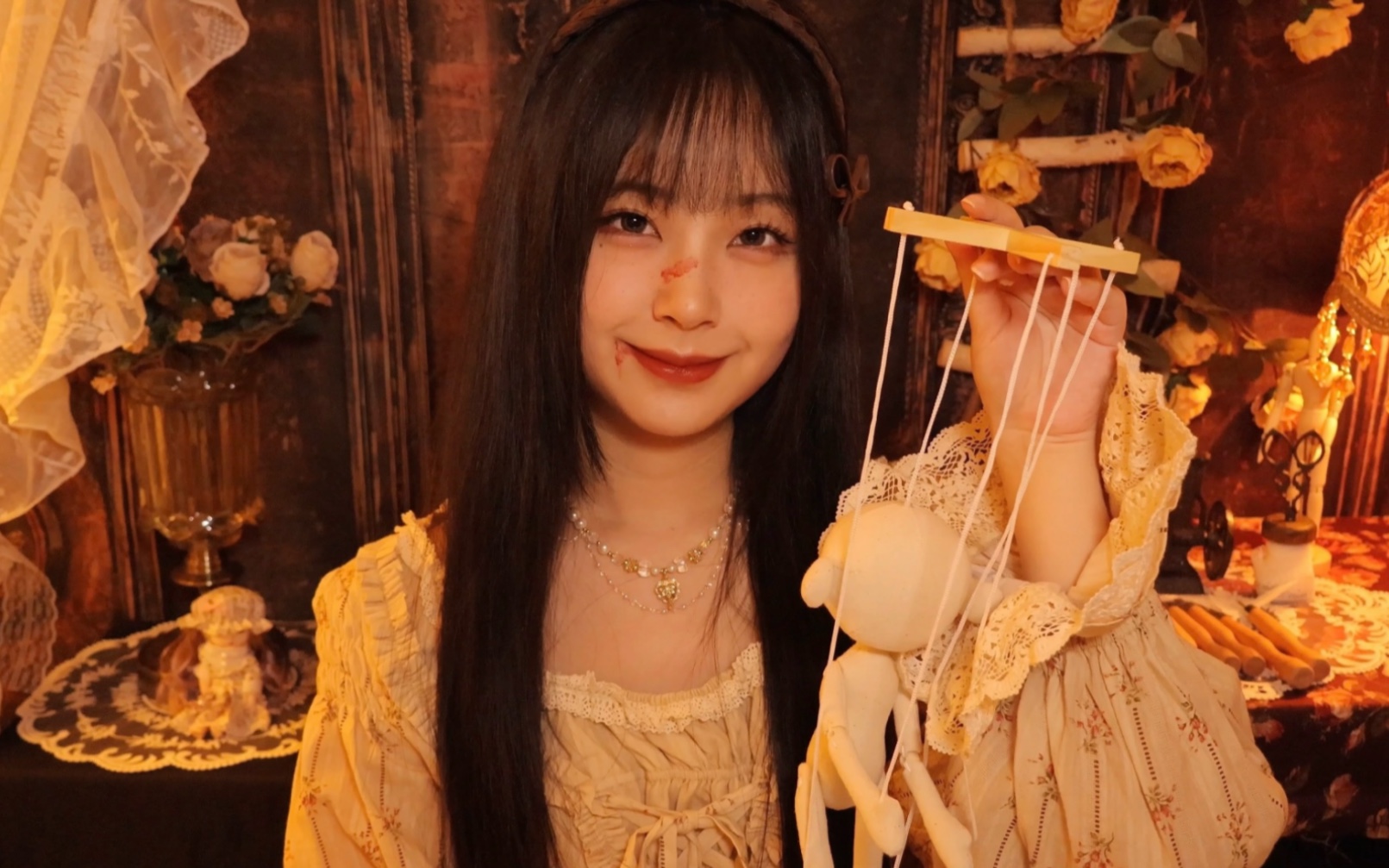 [小奈别失眠] 微恐 ASMR｜被绑至病娇姐姐的手工坊｜雷雨刻木穿针声｜轻语情景模拟｜沉浸式助眠 🍅