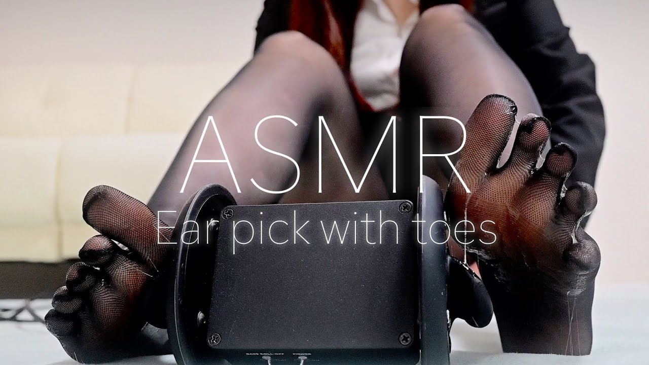 [pomeko] 五指黑丝袜 & 保湿乳液涂抹在脚底的声音 & 引起困意的抓挠声 | 波美子 🍅