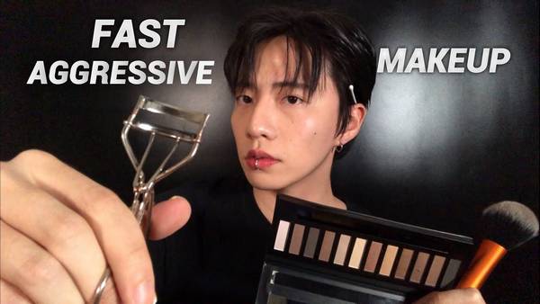 [ASMR Crush on 9] 정신없는 메이크업 ASMR / Makeup Roleplay 🍅