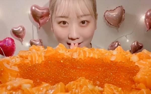 [MIYU美优]超大碗的三文鱼和三文鱼子饭|吃播 🍅