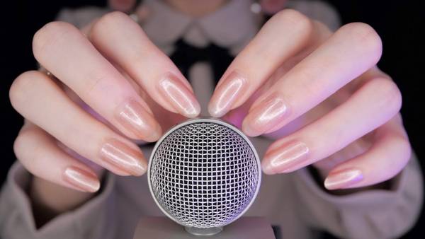 令人上瘾的快速麦克风指甲敲击 🍅