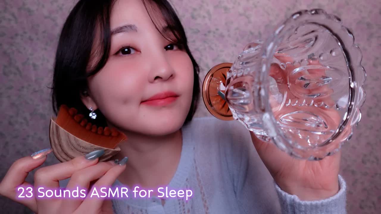 [rappeler하쁠리] 🌖 失眠之夜，23 种声音带你极致放松 展示型 ASMR 🍅