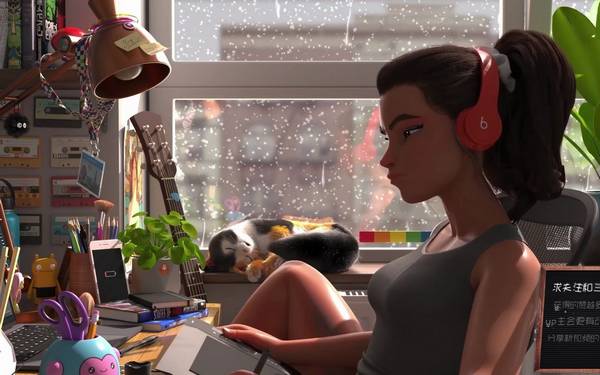 [雨声助眠]感受雨点打在窗户上的声音|作业用 🍅