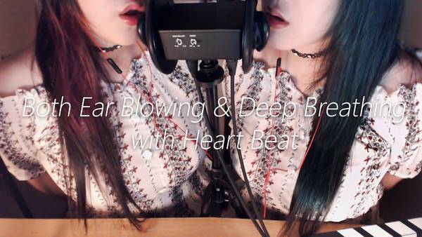 [PPOMO]  双人耳朵吹气 | 深呼吸 | 心跳音 🍅