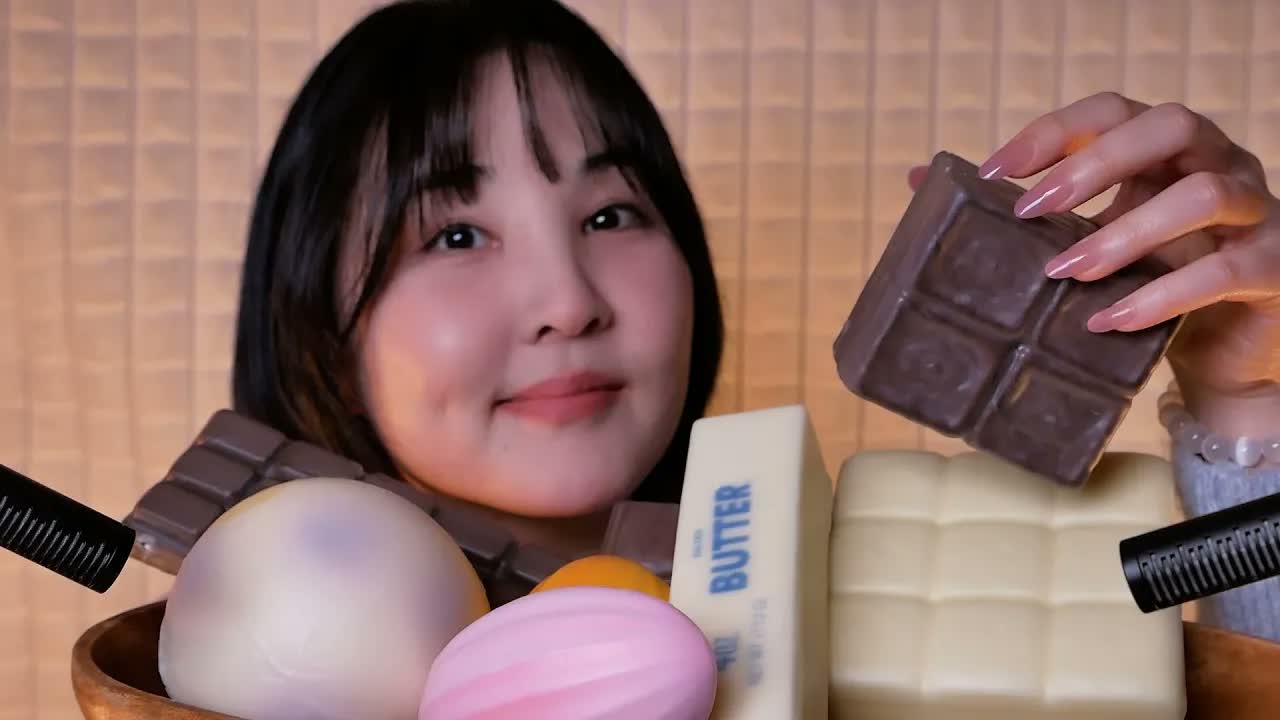 [rappeler하쁠리] 超治愈 tapping ⭐ 蜡涂层史莱姆敲击与碾碎 蜡封史莱姆助眠 ASMR 🍅