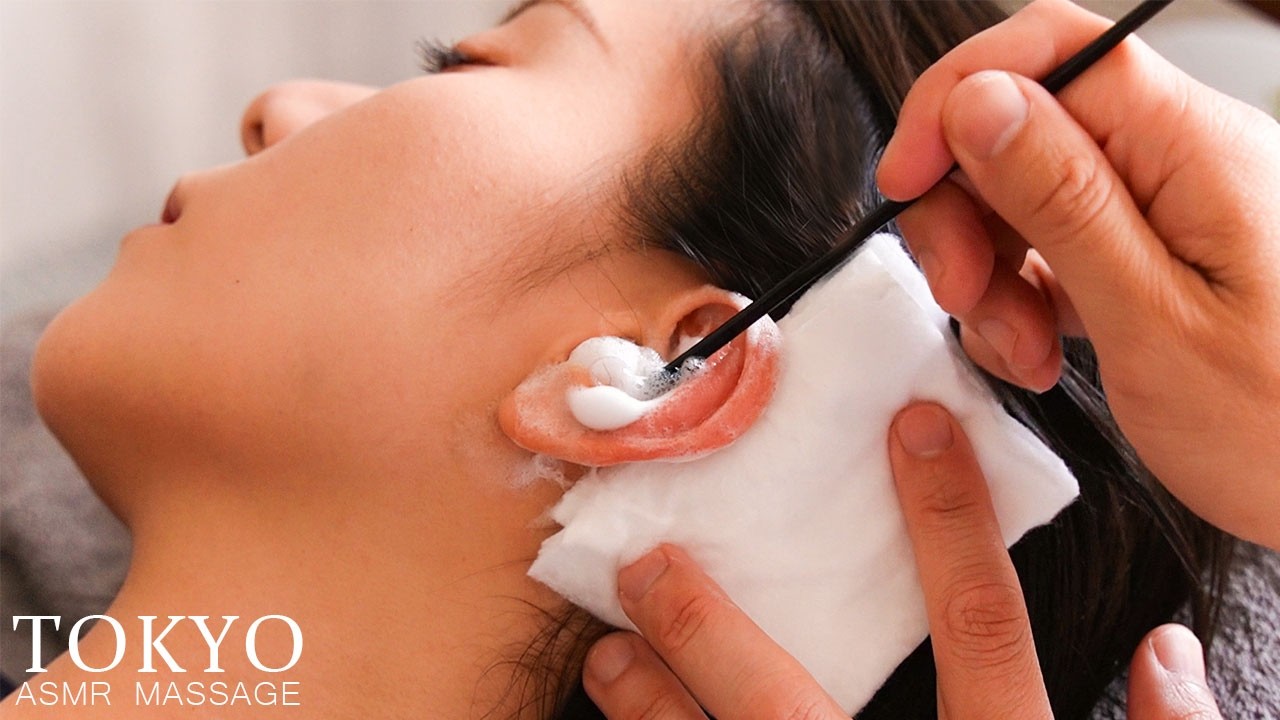 [TOKYO ASMR MASSAGE] 60分钟耳部SPA助眠 | 耳朵清洁 & 耳部按摩 🍅