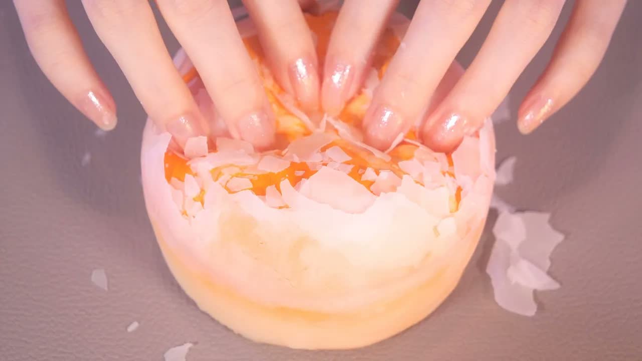 [Coromo Sara. ASMR] 极致蜡层挤压碎裂敲击音 99.9% 保证入睡🤤 无人声纯享助眠 🍅