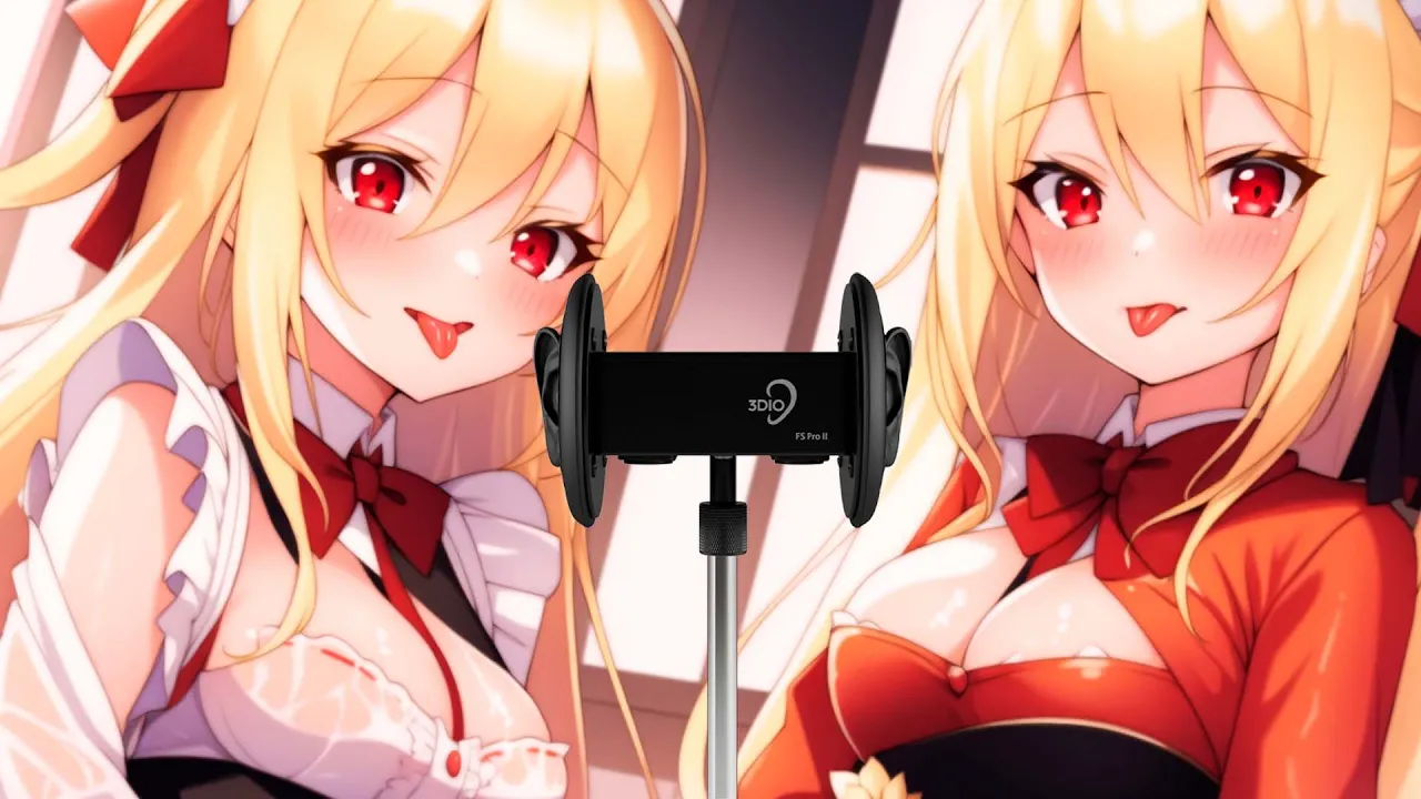 超级刺痛的双人舔耳口腔音|呼吸音|吃耳朵 🍅