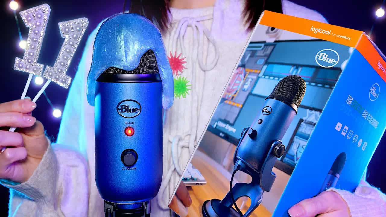 [Hatomugi ASMR] 11周年🎉ささやき雑談 / Blue Yeti 🍅