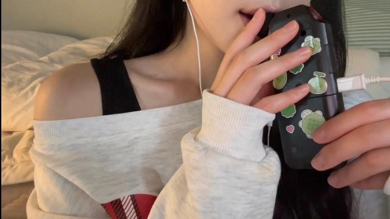 [햄니 asmr]嚼口香糖时发出的口腔音，带你沉浸于声音的温柔怀抱 🍅