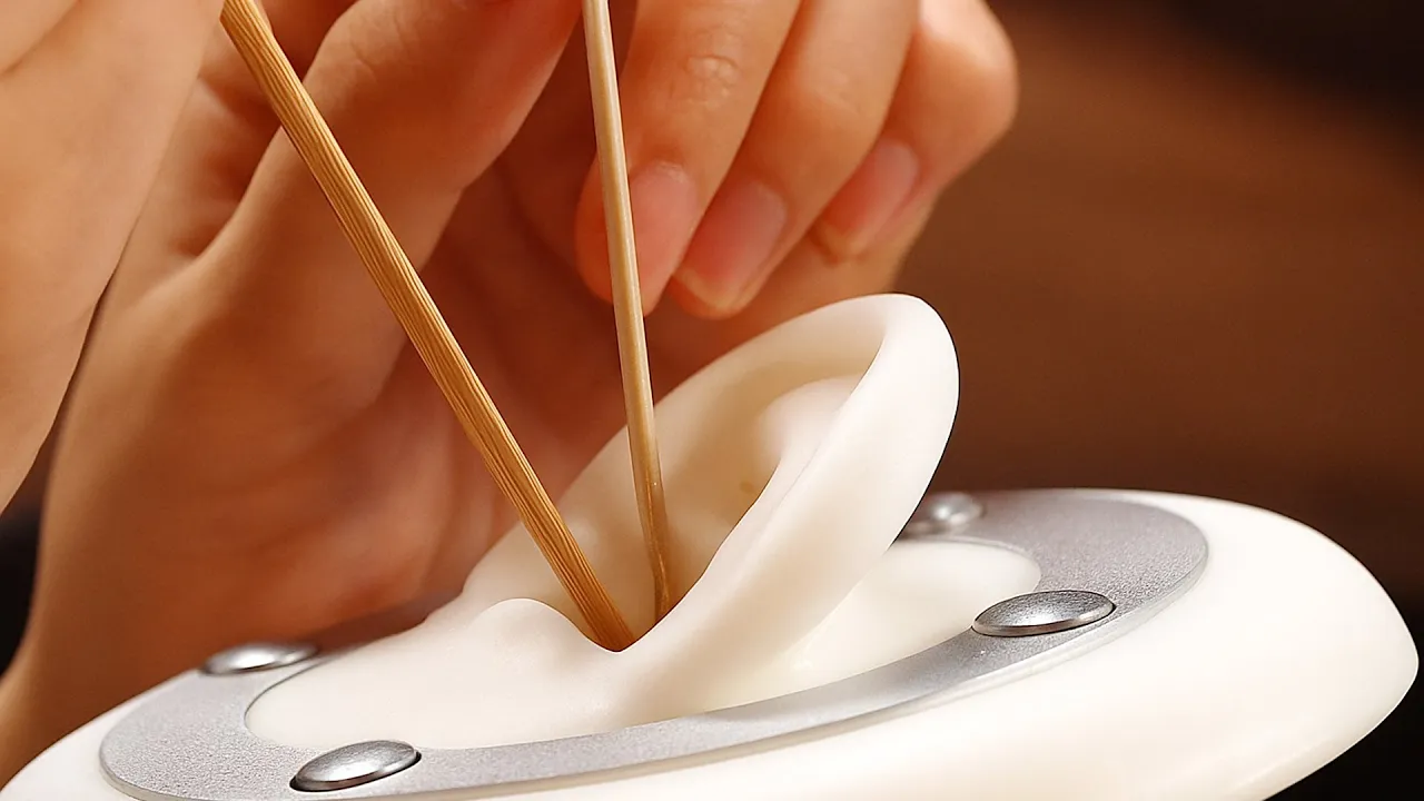 [뭉띠MOONGDI]  超级治愈 | 模拟真实掏耳朵 | 去除耳垢的声音太棒了 🍅