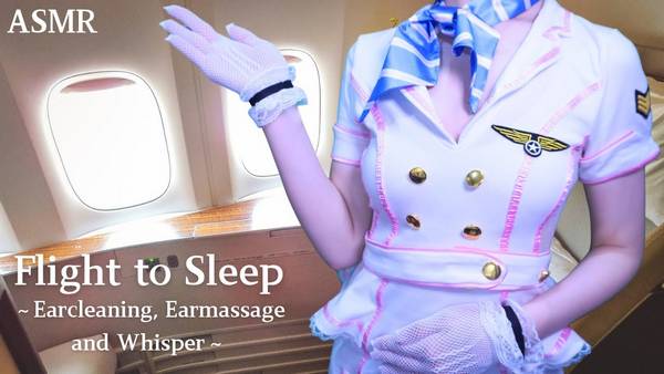 [Neji-otome]睡眠飞行〜机舱乘务员进行耳部清洁、耳部按摩和耳语服务 🍅