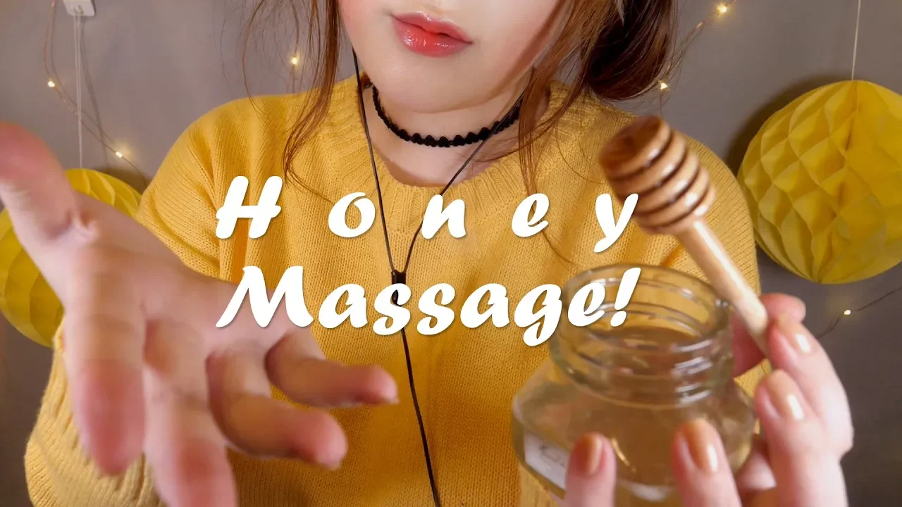 【PPOMO】用柔软的蜂蜜按摩你的脸和耳朵🍅
