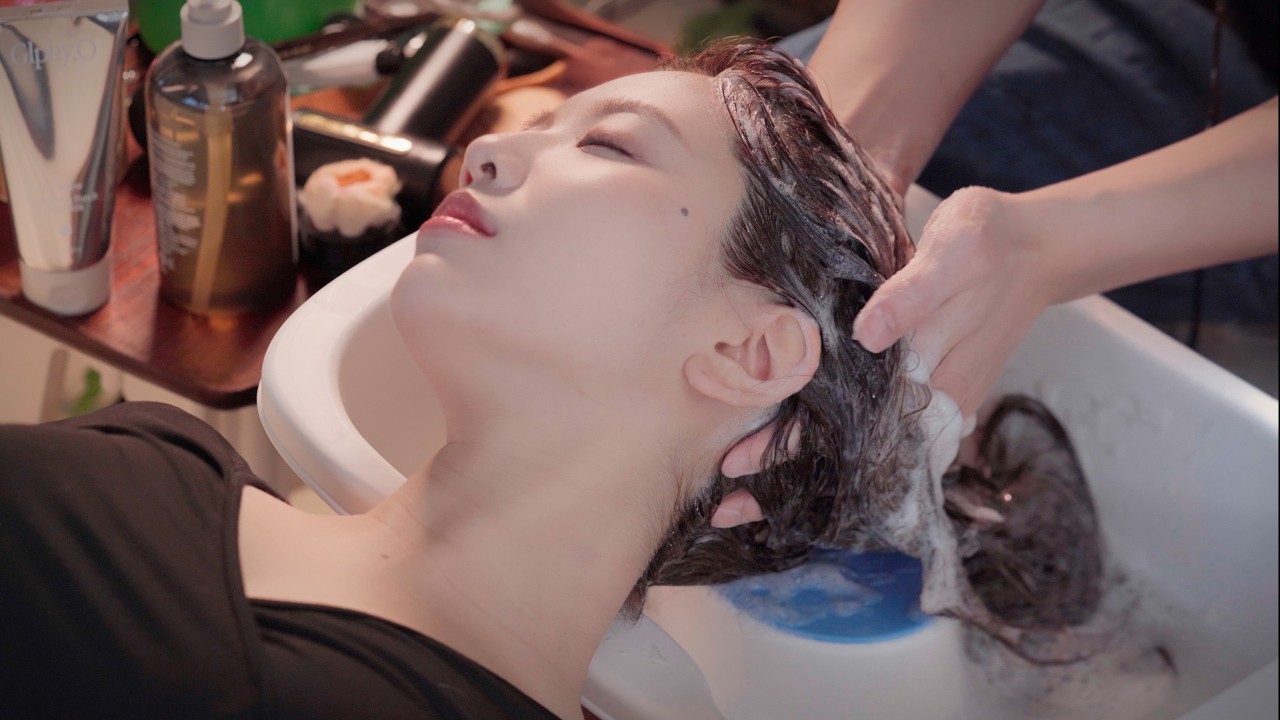 [Suna] 极度舒适的头皮按摩 & 头发护理 & 清爽洗头ASMR 🍅