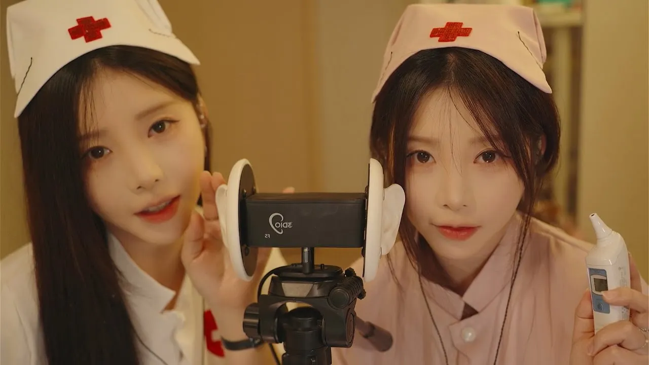 [允英yoonying]双胞胎护士的睡眠护理|耳朵清洁|黏糊轻语 🍅