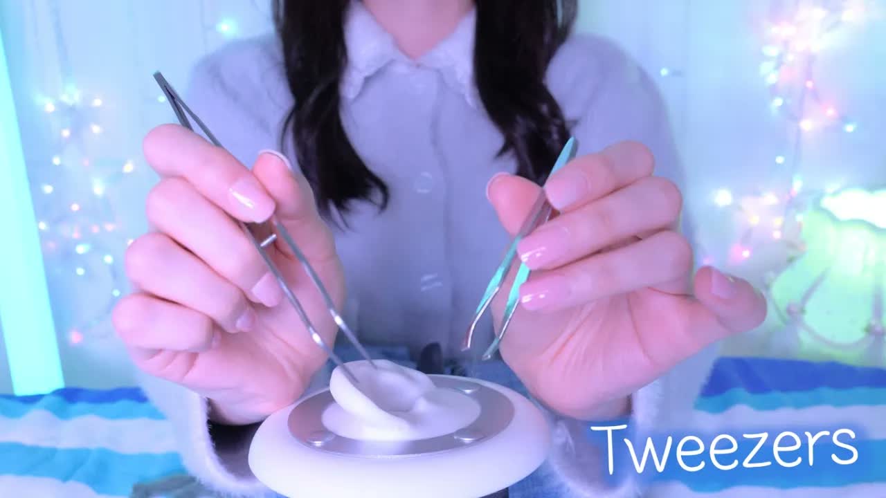 [ASMR Boyoung 반보영] 💦往耳朵里喷水？奇特镊子采耳店👂✨沉浸式掏耳助眠 (英字) 🍅